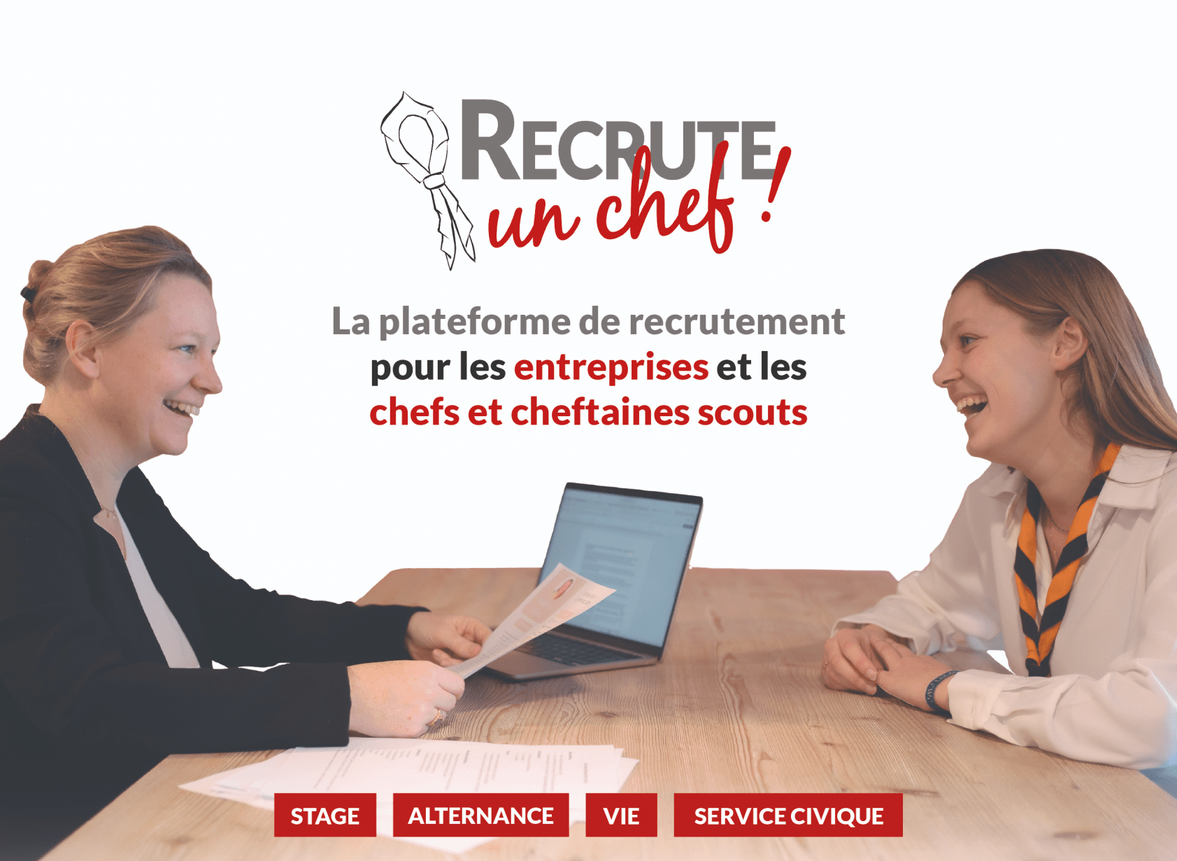 Recrute un chef ! La plateforme de recrutement des entreprises et des chefs et cheftaines des Guides et Scouts d’Europe et les Scouts Unitaires de France. !